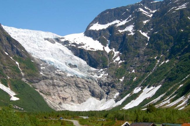 a Bøyabreen gleccser