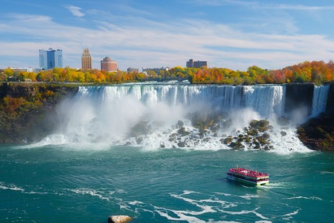 Niagara-vízesés és Hornblower hajó