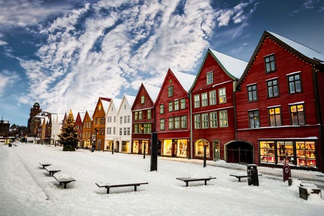 A behavazott Bryggen