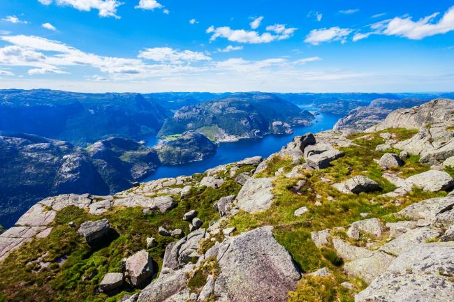 Túrázás a fjordoknál
