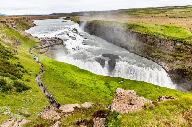 A Gullfoss az egész világ egyik legszebb vízesése